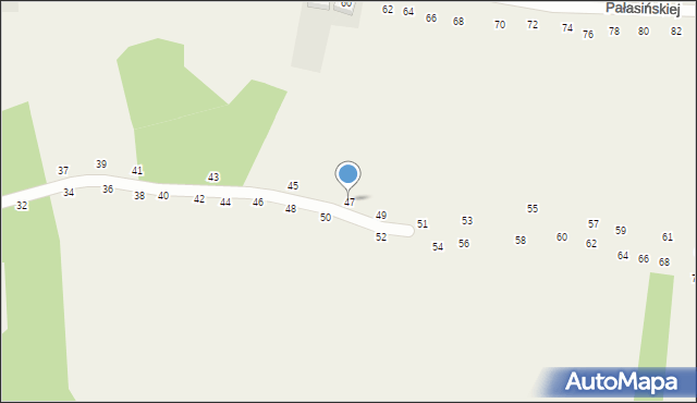 Nawojowa Góra, Wierzpole, 47, mapa Nawojowa Góra