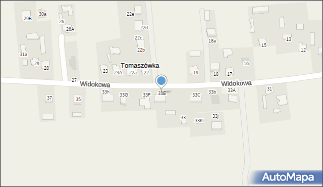 Niedrzwica Duża, Widokowa, 33E, mapa Niedrzwica Duża