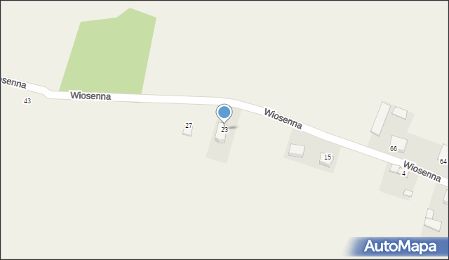 Niedźwiedź, Wiosenna, 23, mapa Niedźwiedź