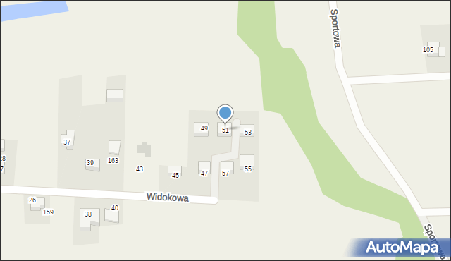 Niegoszowice, Widokowa, 51, mapa Niegoszowice