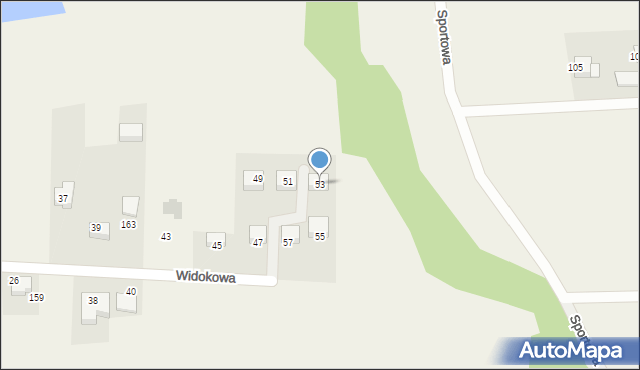 Niegoszowice, Widokowa, 53, mapa Niegoszowice