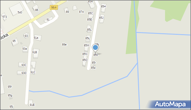 Niepołomice, Wielicka, 85s, mapa Niepołomice