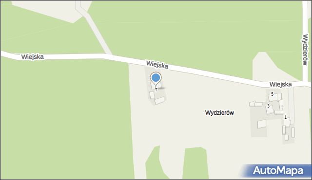 Niezdrowice, Wiejska, 7, mapa Niezdrowice