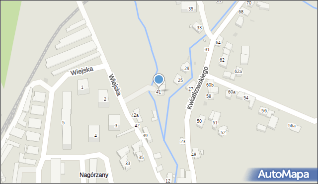 Nowa Ruda, Wiejska, 41, mapa Nowa Ruda