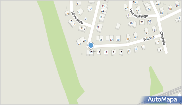 Nowa Ruda, Witosa Wincentego, 15, mapa Nowa Ruda