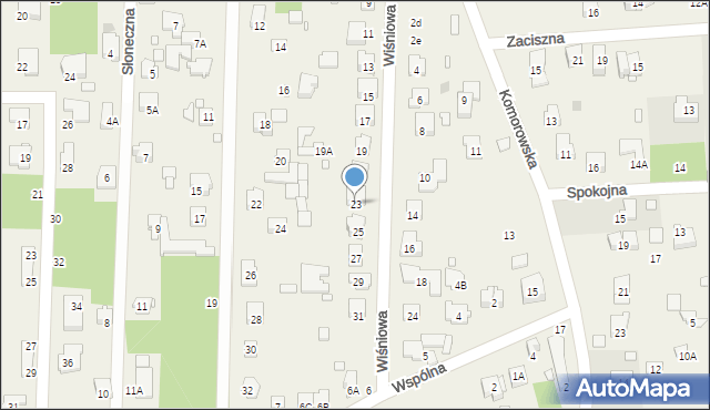 Nowa Wieś, Wiśniowa, 23, mapa Nowa Wieś
