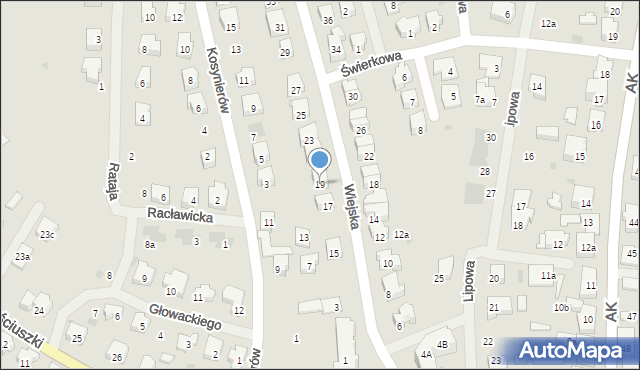 Nowogard, Wiejska, 19, mapa Nowogard