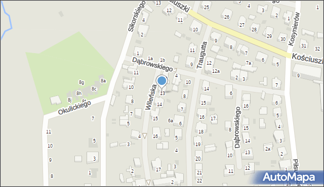 Nowogard, Wileńska, 13, mapa Nowogard