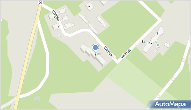 Nowogród Bobrzański, Witosa Wincentego, 6, mapa Nowogród Bobrzański