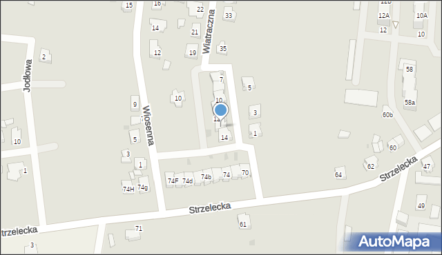 Odolanów, Wiatraczna, 13, mapa Odolanów