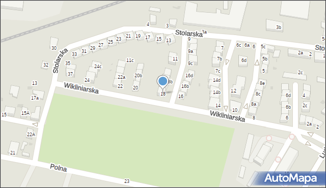 Oleśnica, Wikliniarska, 18, mapa Oleśnica