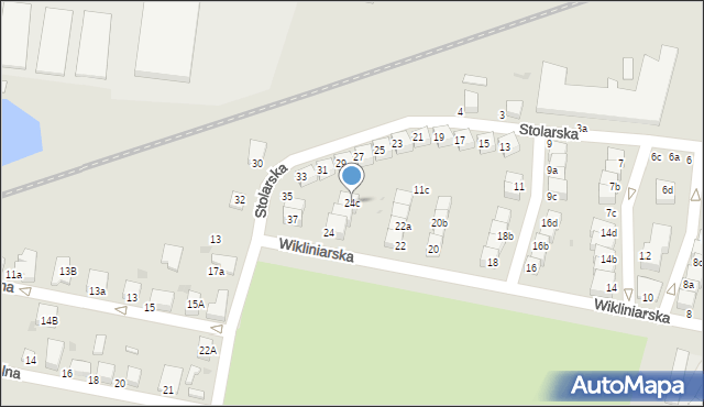 Oleśnica, Wikliniarska, 24c, mapa Oleśnica