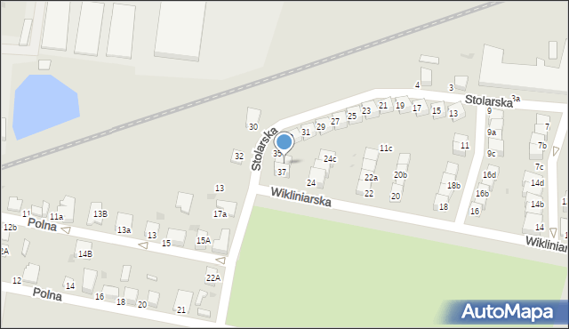 Oleśnica, Wikliniarska, 35, mapa Oleśnica