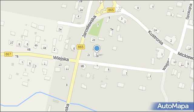 Oleszyce, Wiejska, 2a, mapa Oleszyce