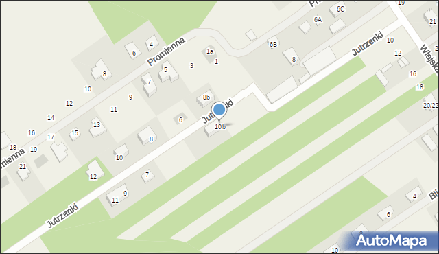 Olszewnica Stara, Wiejska, 10b, mapa Olszewnica Stara