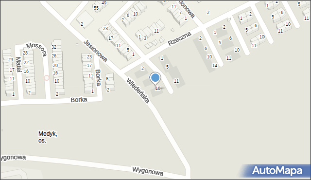 Opole, Wiedeńska, 12, mapa Opola