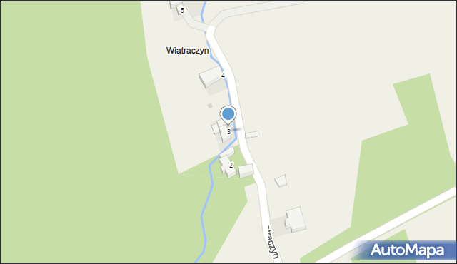 Ostroszowice, Wiatraczyn, 3, mapa Ostroszowice