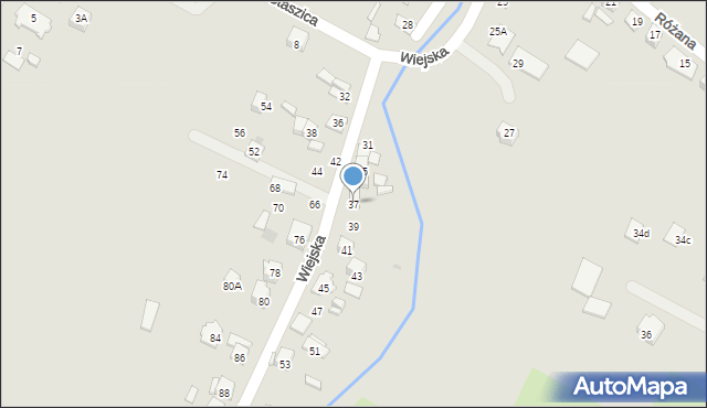 Ostrowiec Świętokrzyski, Wiejska, 37, mapa Ostrowiec Świętokrzyski