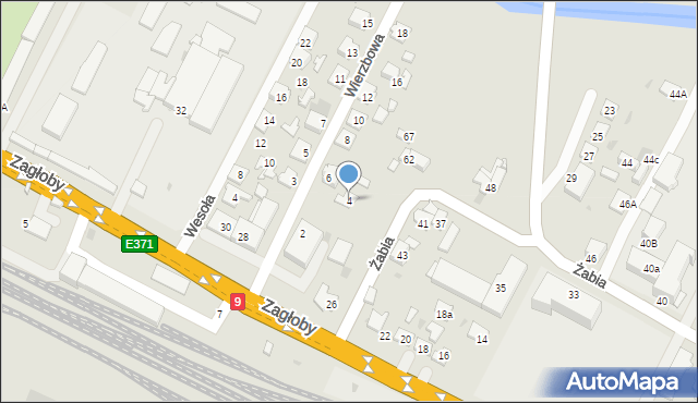 Ostrowiec Świętokrzyski, Wierzbowa, 4, mapa Ostrowiec Świętokrzyski