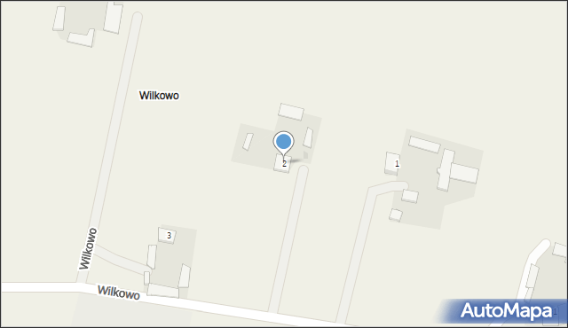 Ostrowy, Wilkowo, 2, mapa Ostrowy