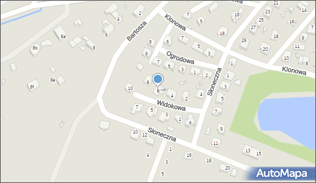 Paczków, Widokowa, 6, mapa Paczków