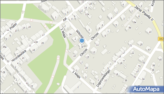 Paczków, Witosa Wincentego, 4, mapa Paczków