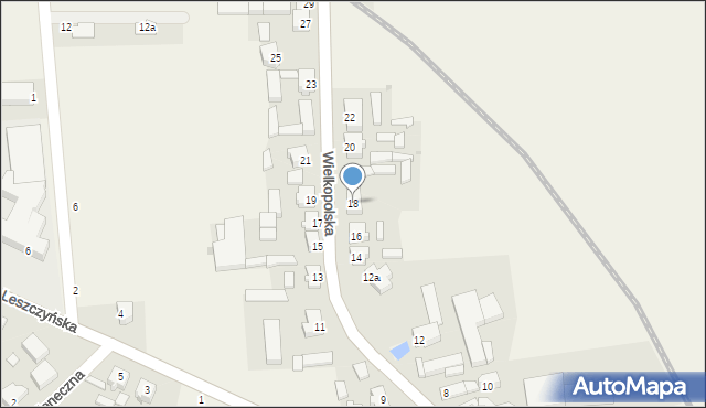 Pawłowice, Wielkopolska, 18, mapa Pawłowice