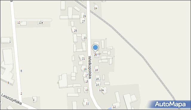 Pawłowice, Wielkopolska, 20, mapa Pawłowice