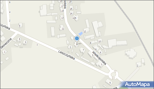 Pawłowice, Wielkopolska, 9, mapa Pawłowice