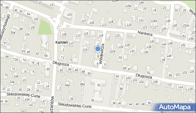 Piekary Śląskie, Witkiewicza Stanisława Ignacego, 6, mapa Piekary Śląskie