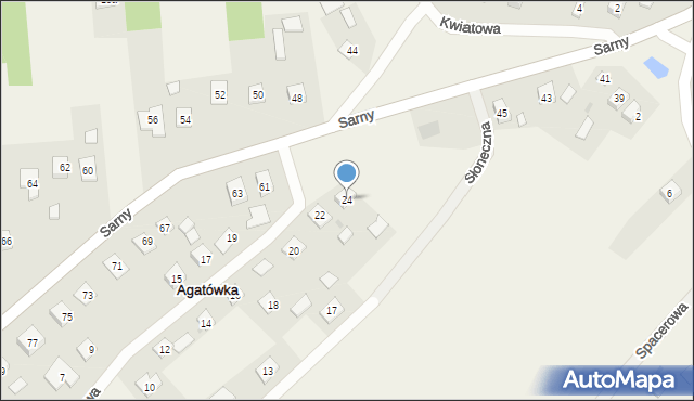 Pilchów, Wiśniowa, 24, mapa Pilchów