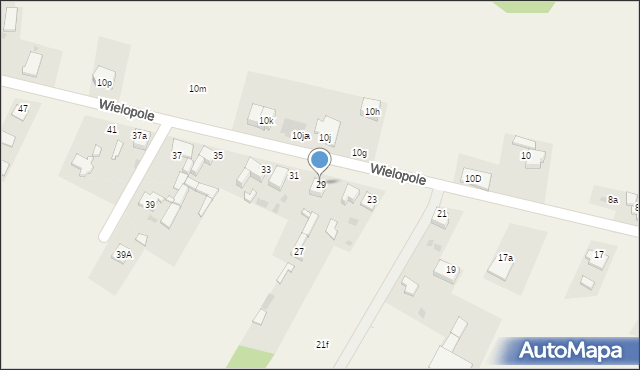 Pilchowice, Wielopole, 29, mapa Pilchowice