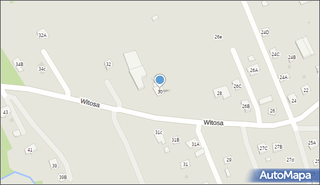 Pilzno, Witosa Wincentego, 30, mapa Pilzno