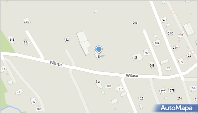 Pilzno, Witosa Wincentego, 30, mapa Pilzno