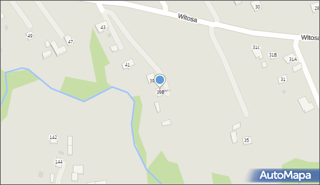 Pilzno, Witosa Wincentego, 39B, mapa Pilzno