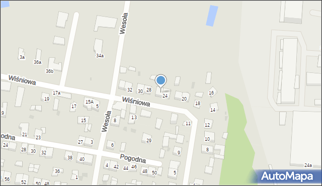 Piotrków Kujawski, Wiśniowa, 26, mapa Piotrków Kujawski