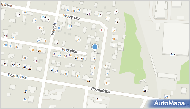 Piotrków Kujawski, Wiśniowa, 7, mapa Piotrków Kujawski