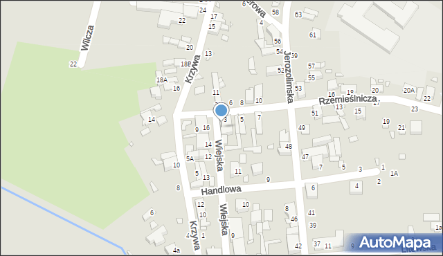 Piotrków Trybunalski, Wiejska, 15, mapa Piotrków Trybunalski