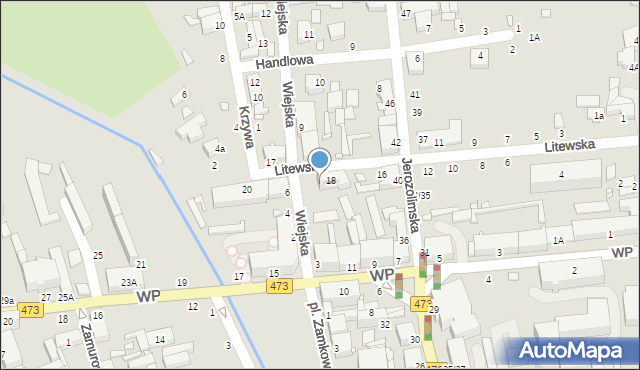 Piotrków Trybunalski, Wiejska, 5, mapa Piotrków Trybunalski