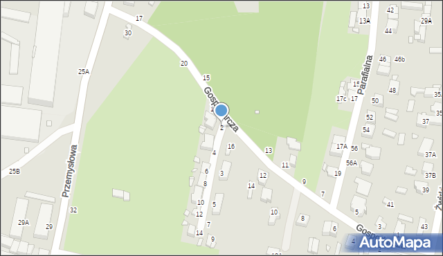 Piotrków Trybunalski, Wiśniowa, 2, mapa Piotrków Trybunalski