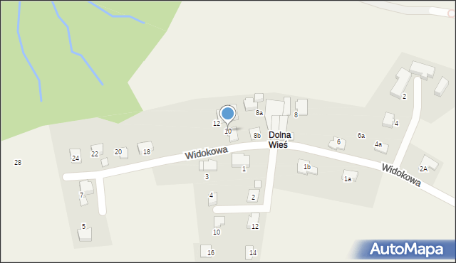 Pisarzowice, Widokowa, 10, mapa Pisarzowice