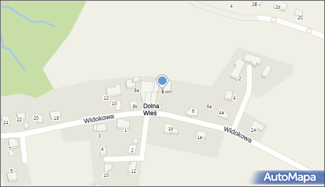 Pisarzowice, Widokowa, 8, mapa Pisarzowice