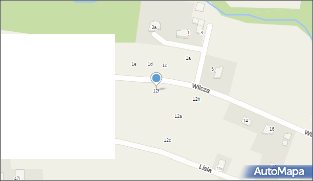 Pisarzowice, Wilcza, 12f, mapa Pisarzowice