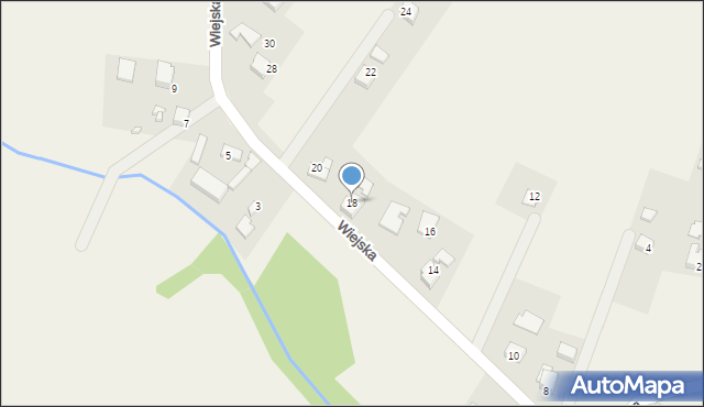 Podbucze, Wiejska, 18, mapa Podbucze