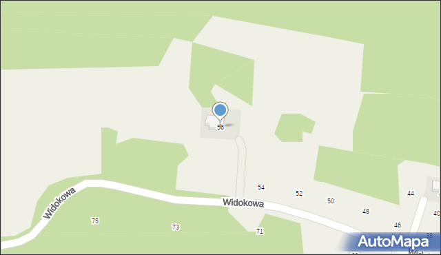 Podchybie, Widokowa, 56, mapa Podchybie