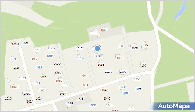 Podjazy, Widna Góra, 101C, mapa Podjazy