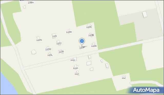 Podjazy, Widna Góra, 110F, mapa Podjazy