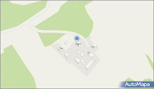 Podjazy, Widna Góra, 53B, mapa Podjazy