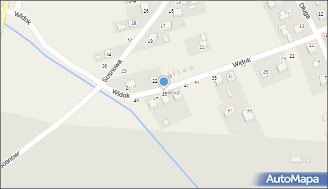 Podolsze, Widok, 45, mapa Podolsze