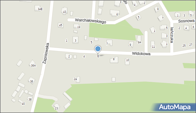 Połaniec, Widokowa, 6, mapa Połaniec
